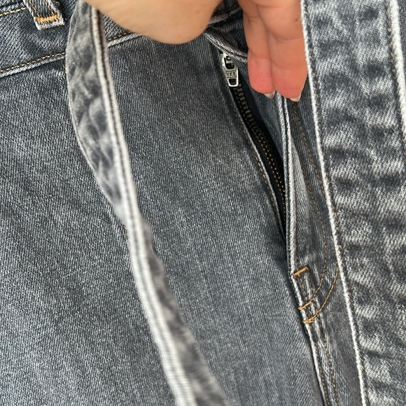 Veronica Beard Logan Straight Leg Jeans Tie Belt Extra High Rise 29 - Picture 9 of 11